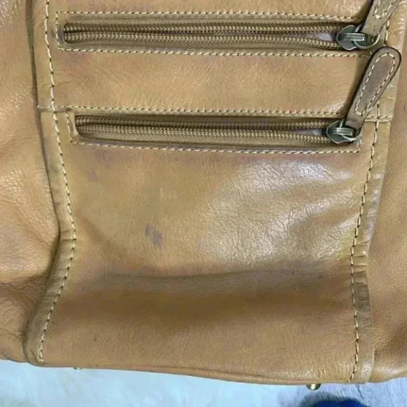 Giani Bernini tan leather hobo satchel - Picture 8 of 11